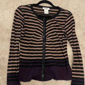Sonya Rykiel Stripe Cardigan Made in France